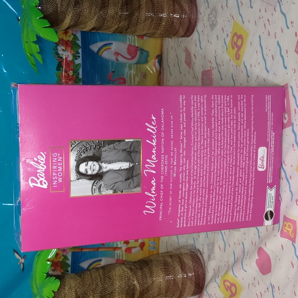 Wilma Mankiller Barbie Signature Inspiring Women Series Doll - Picture 3 of 3